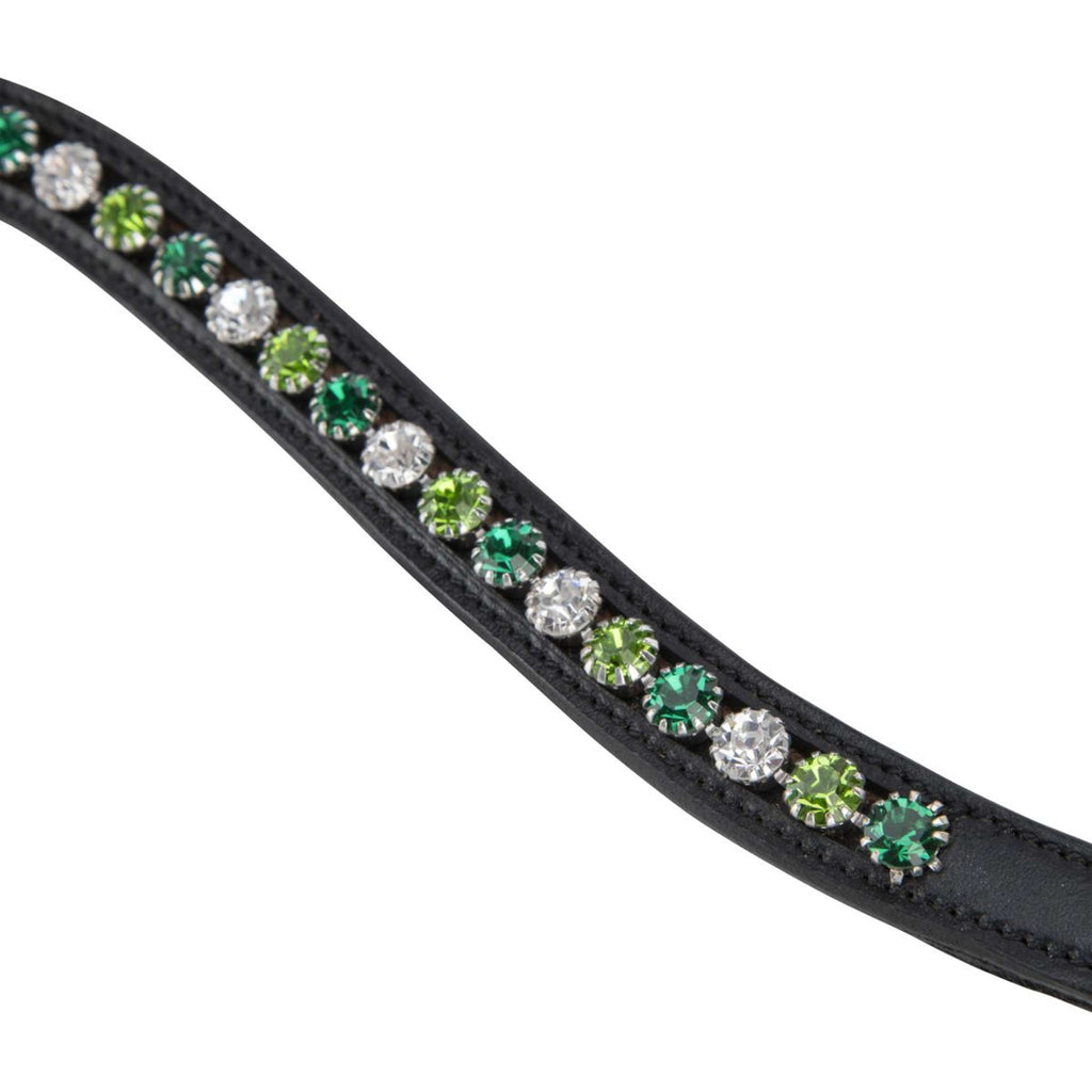Velociti by Shires Frontal GARA Green Diamante Negro