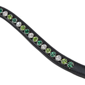 Velociti by Shires Frontal GARA Green Diamante Negro