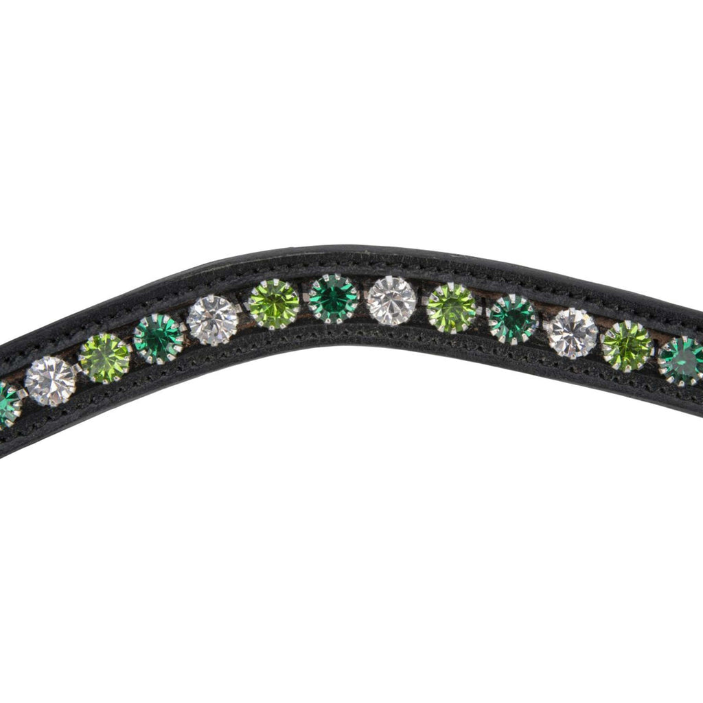 Velociti by Shires Frontal GARA Green Diamante Negro