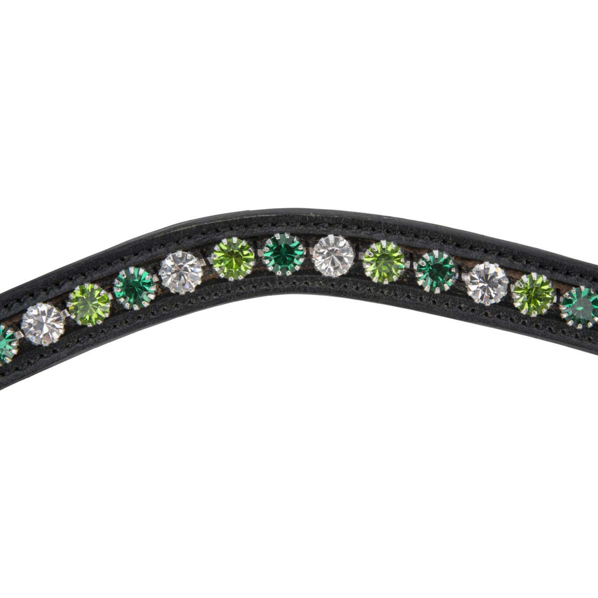 Velociti by Shires Frontal GARA Green Diamante Negro