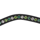 Velociti by Shires Frontal GARA Green Diamante Negro