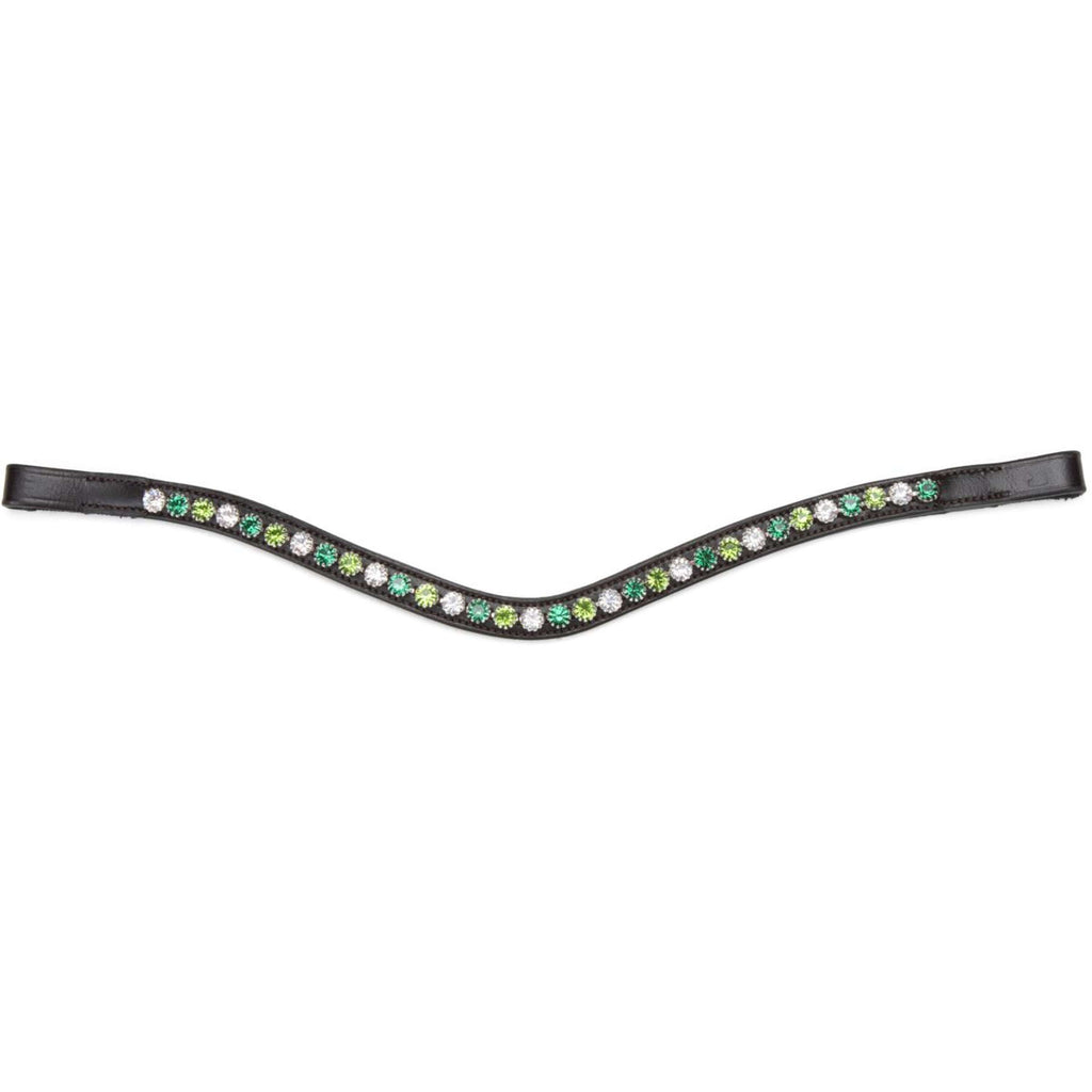 Velociti by Shires Frontal GARA Green Diamante Habana