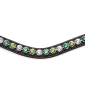 Velociti by Shires Frontal GARA Green Diamante Habana