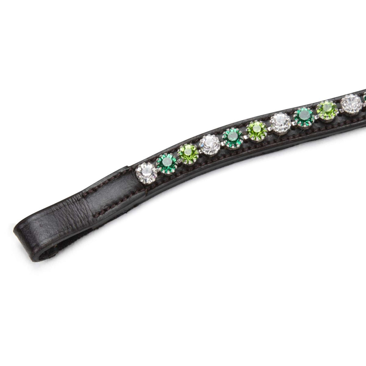 Velociti by Shires Frontal GARA Green Diamante Habana