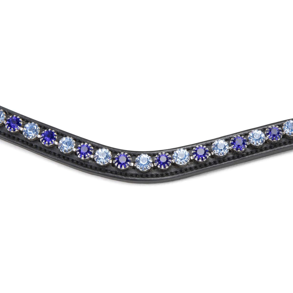 Velociti by Shires Frontal GARA Blue Diamante Negro