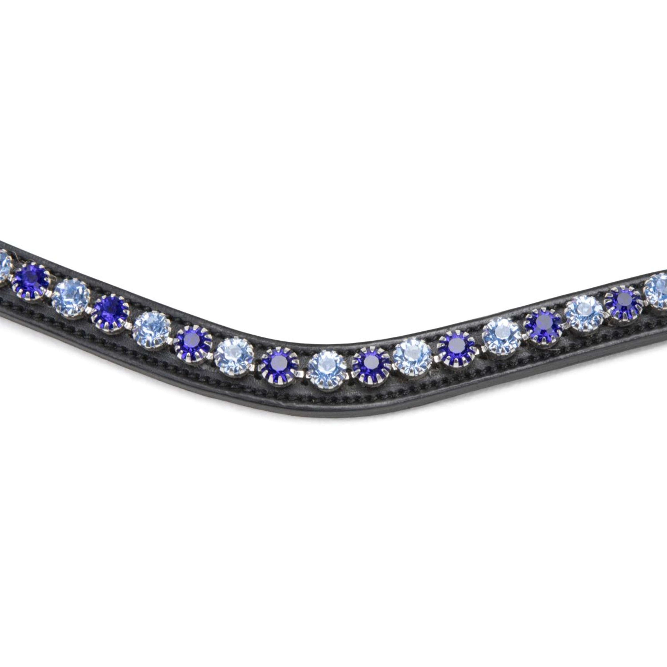 Velociti by Shires Frontal GARA Blue Diamante Negro