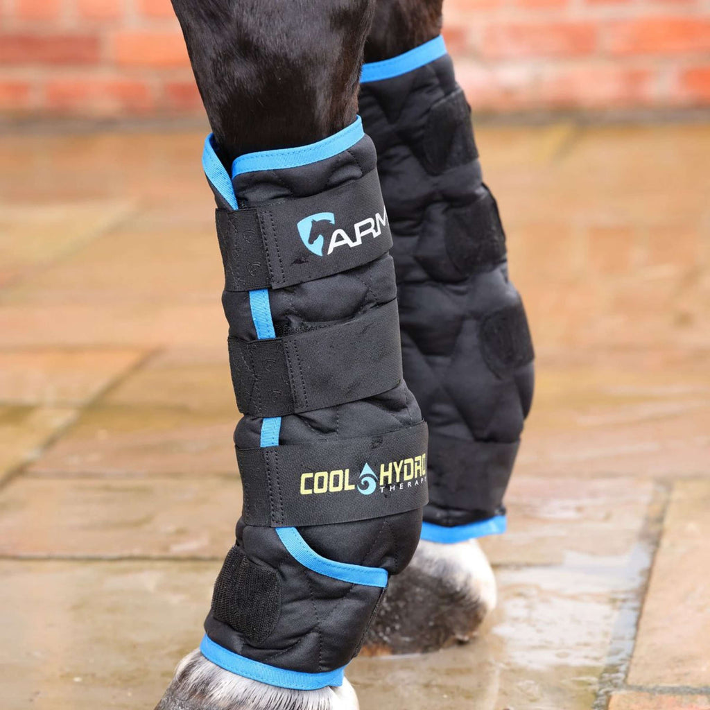 Arma by Shires Protectores de piernas Cool Hydro Therapy Negro