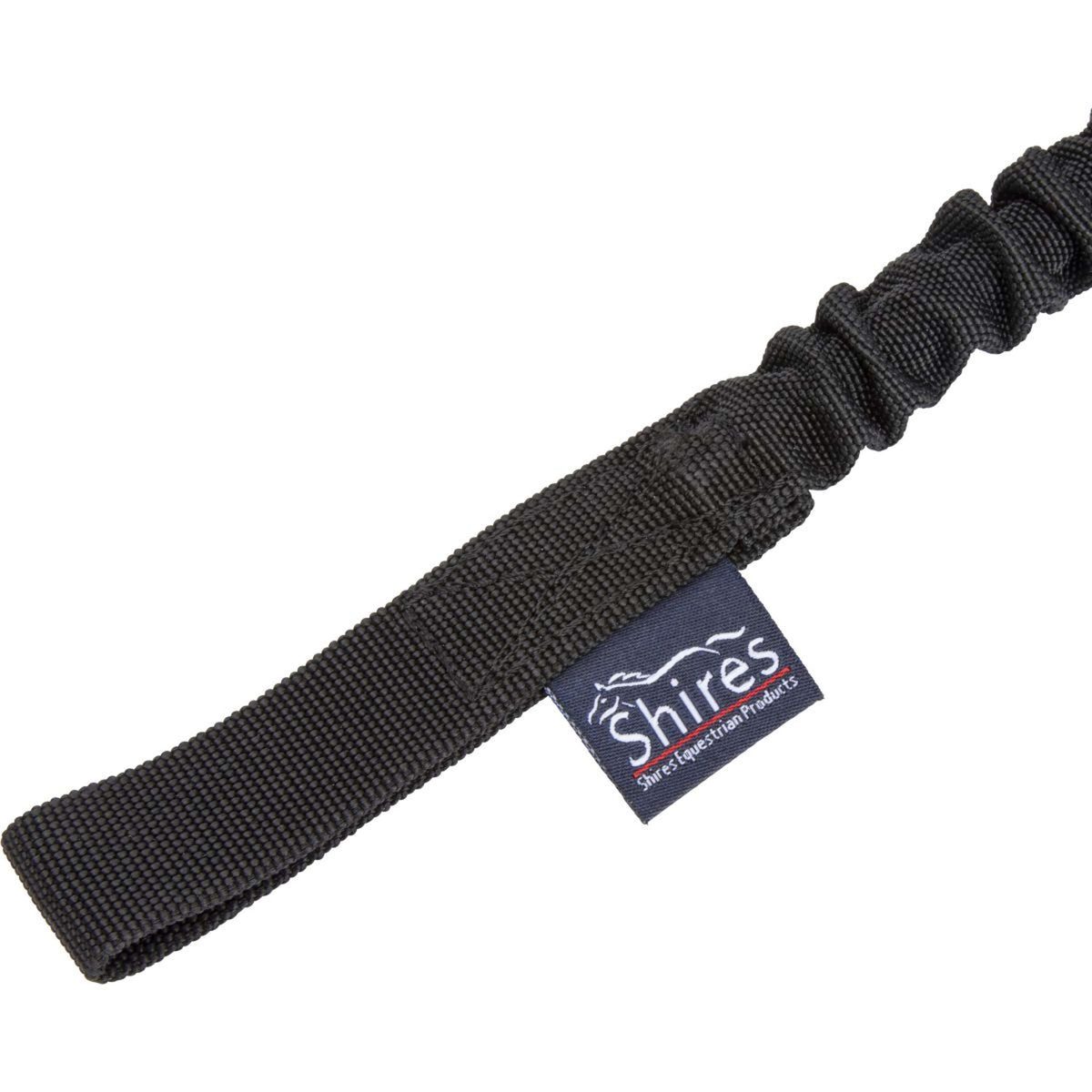 Shires Cuerda de amarre Bungee Breakaway Negro