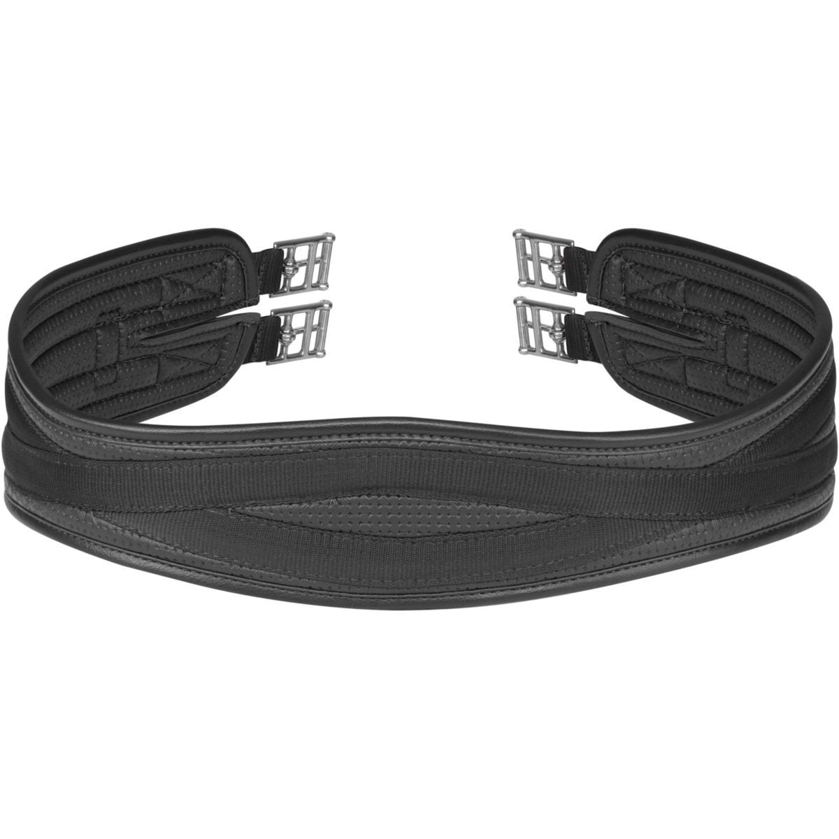 Shires Cincha Preformada Anti Rozaduras Negro