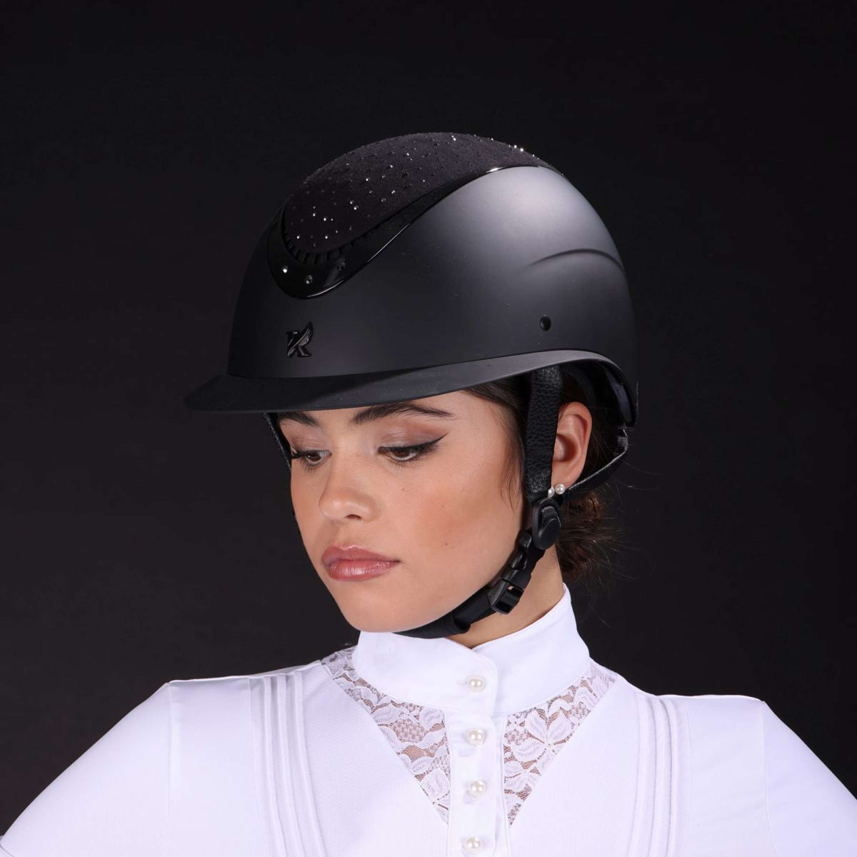 Karben by Shires Casco Viola Ellipse Negro