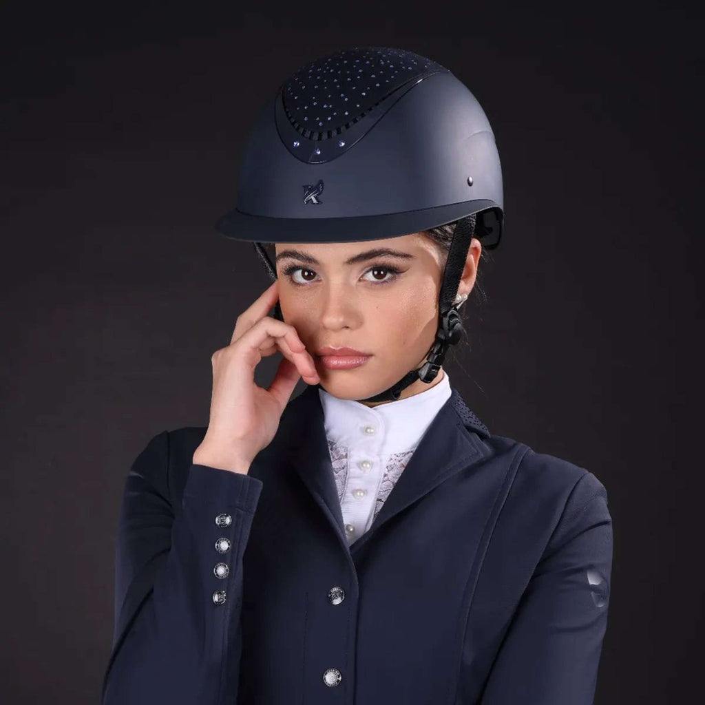 Karben by Shires Casco Viola Ellipse Navy