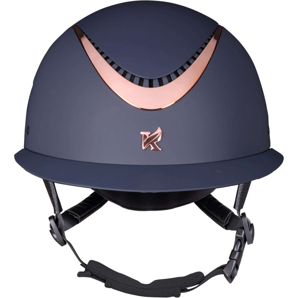 Karben by Shires Casco Elisa Ellipse Navy/Rosegold