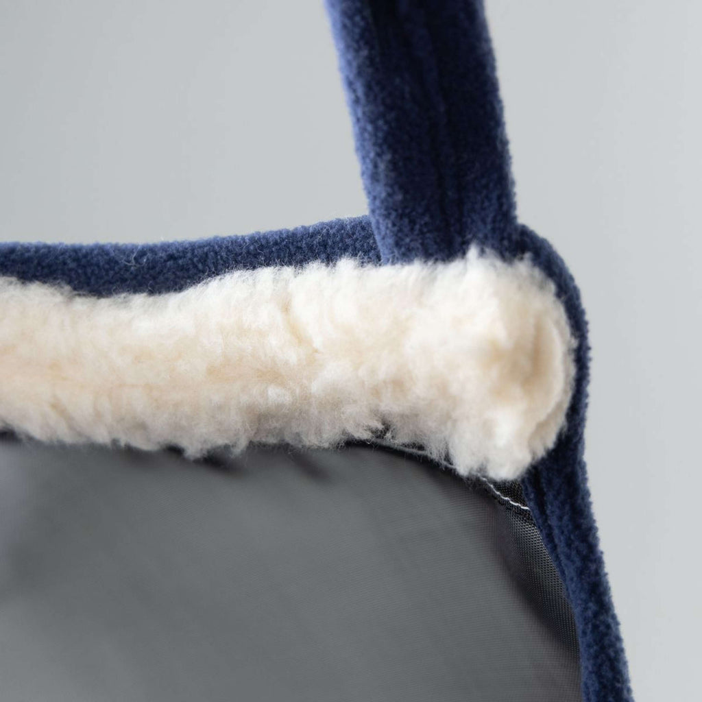 FlyGuard by Shires Máscara para Moscas Pro Fine Mesh Sin orejas Navy