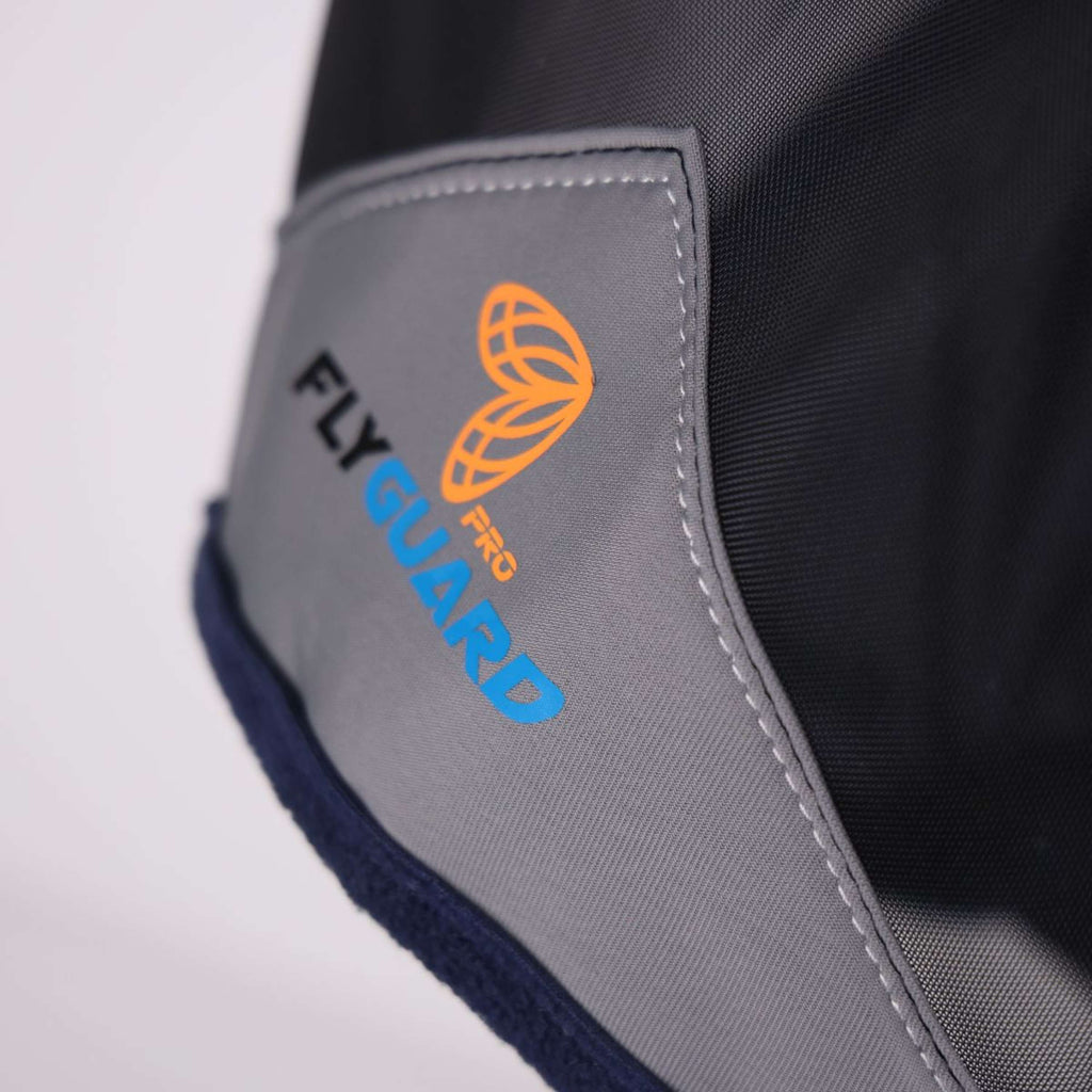 FlyGuard by Shires Máscara para Moscas Pro Fine Mesh con Orejas Navy