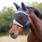 FlyGuard by Shires Máscara para Moscas Pro Fine Mesh con Orejas Navy