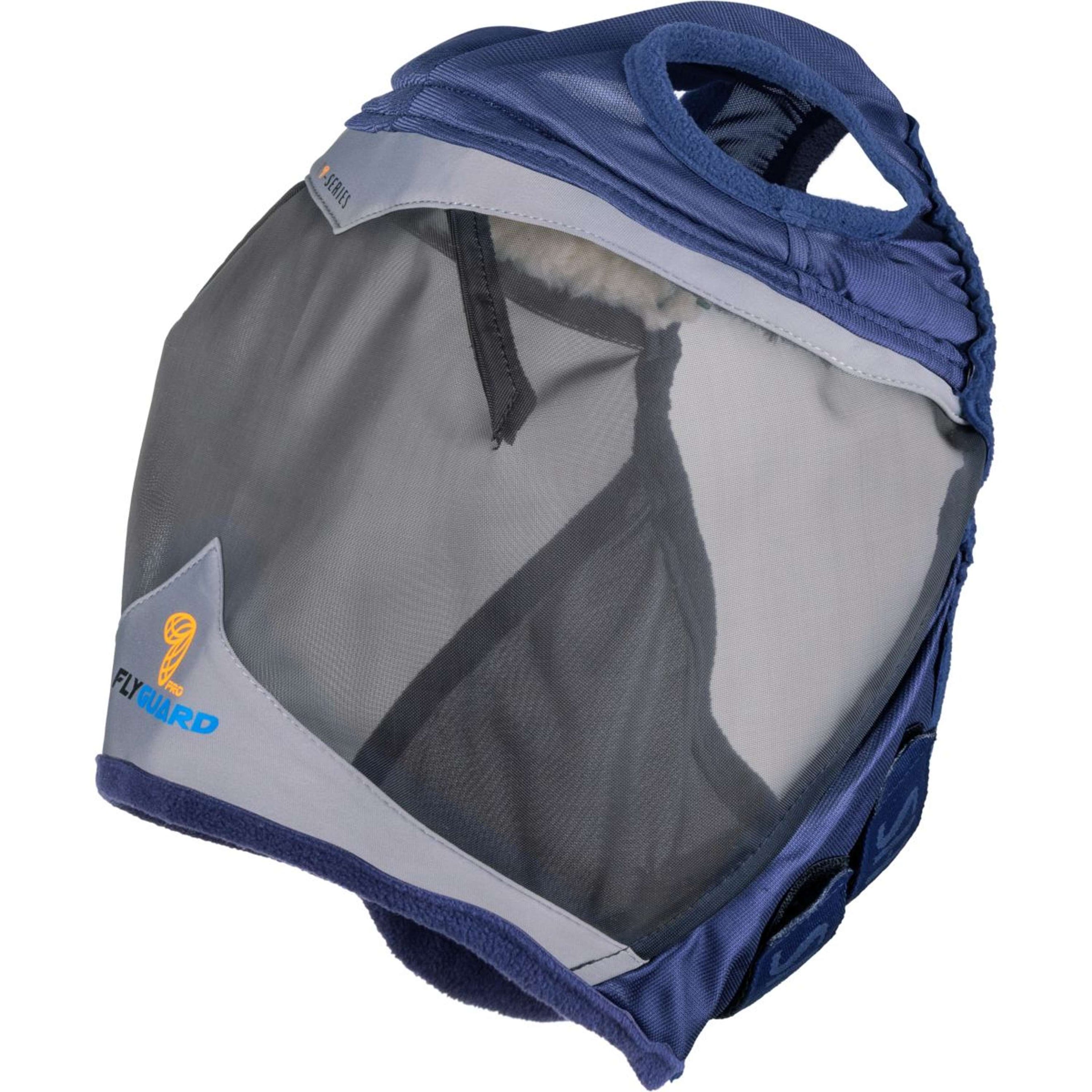 FlyGuard by Shires Máscara para Moscas Pro Fine Mesh con Agujero para Oreja Navy
