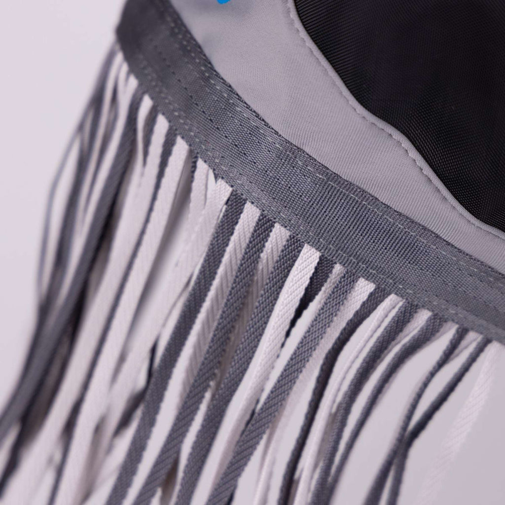 FlyGuard by Shires Máscara para Moscas Pro Fine Mesh con Orejas y Flecos Jet