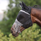 FlyGuard by Shires Máscara para Moscas Pro Fine Mesh con Orejas y Flecos Jet