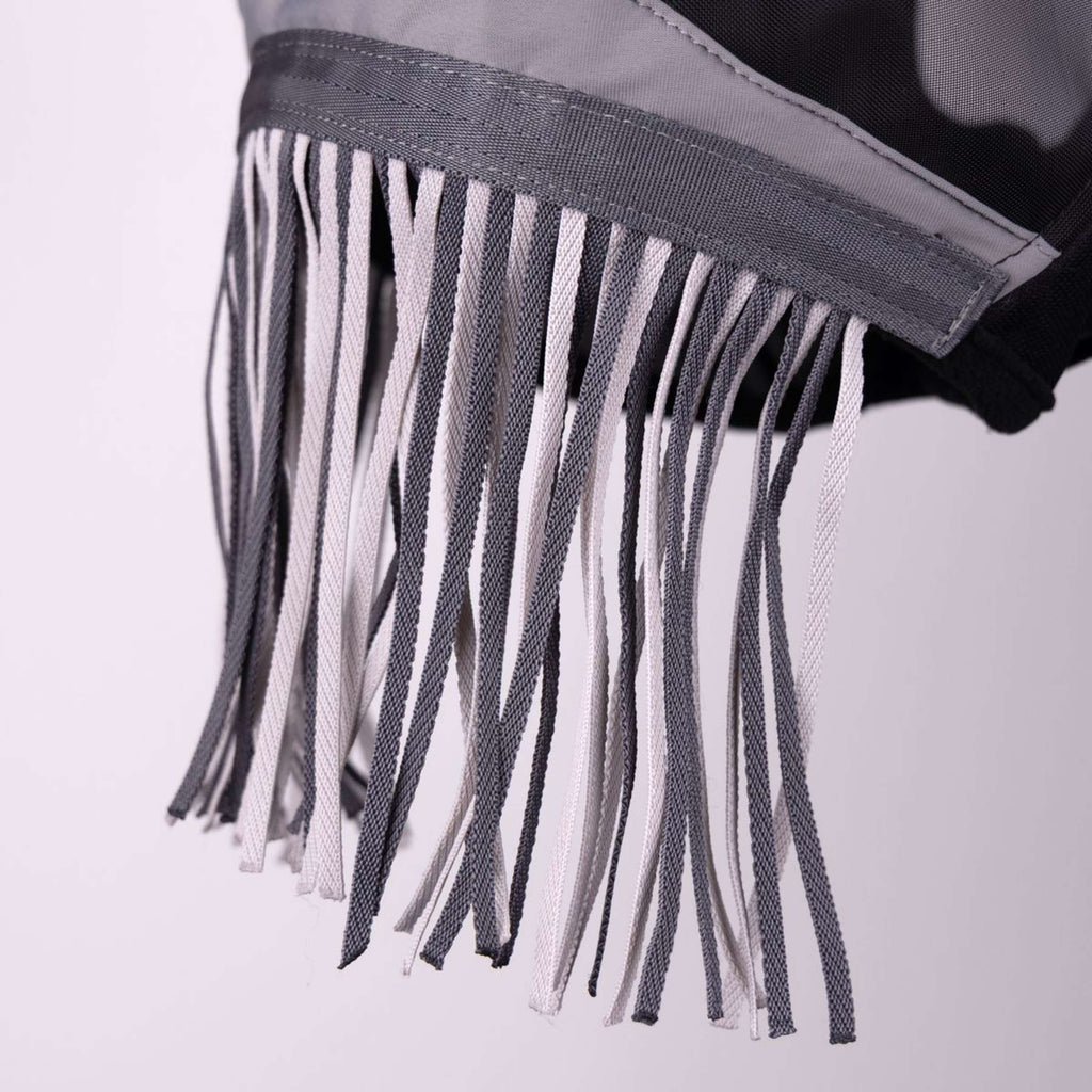 FlyGuard by Shires Máscara para Moscas Pro Fine Mesh con Orejas y Flecos Jet