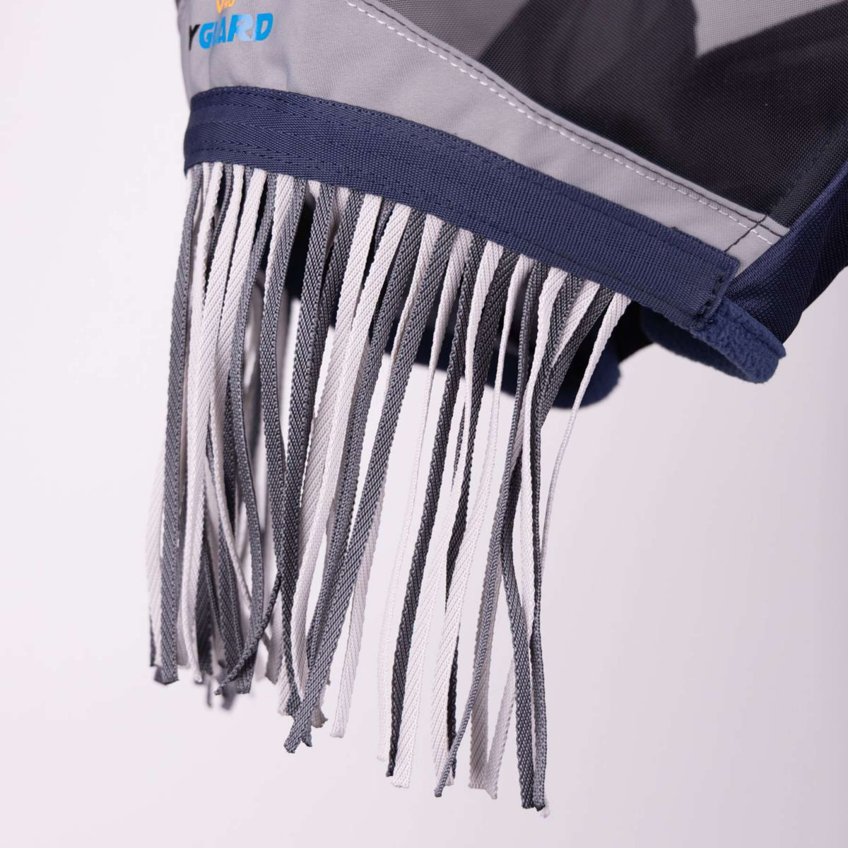 FlyGuard Máscara para Moscas Pro Fine Mesh con Orejas y Flecos Navy