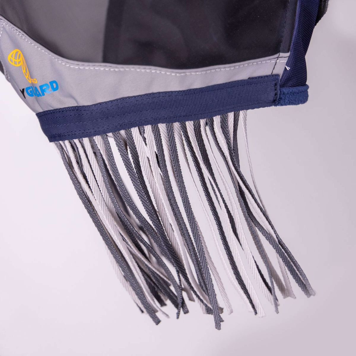 FlyGuard Máscara para Moscas Pro Fine Mesh con Orejas y Flecos Navy