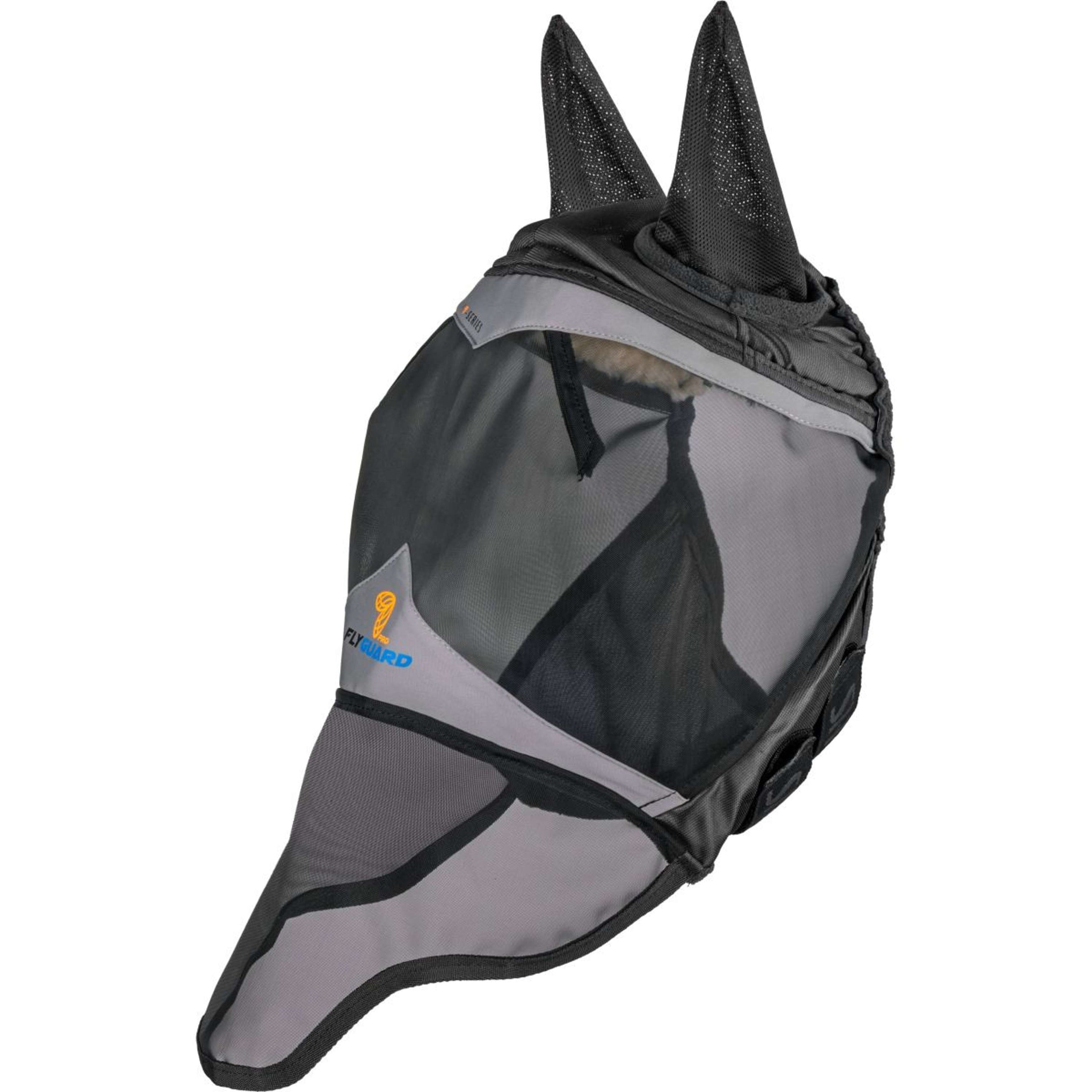 FlyGuard by Shires Máscara para Moscas Pro Fine Mesh con Orejas y Nariz Jet