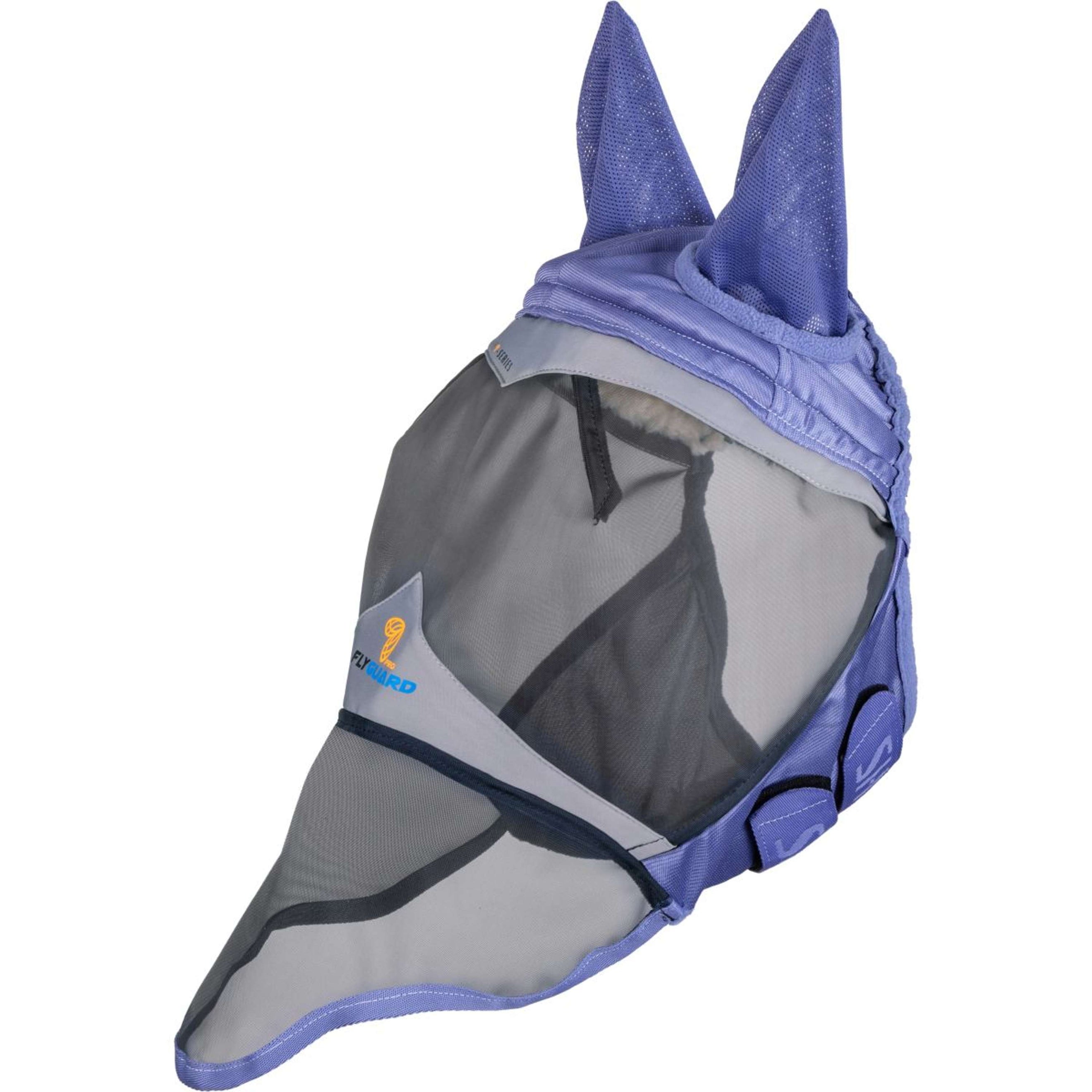 FlyGuard by Shires Máscara para Moscas Pro Fine Mesh con Orejas y Nariz Sky