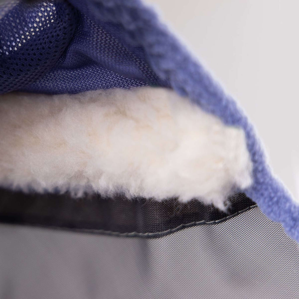 FlyGuard by Shires Máscara para Moscas Pro Fine Mesh con Orejas y Nariz Sky