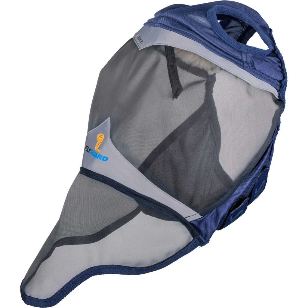 FlyGuard by Shires Máscara para Moscas Pro Fine Mesh met Ooruitsparing en Neusflap Navy