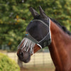 FlyGuard by Shires Máscara para Moscas Pro Air Motion con Orejas y Flecos Khaki