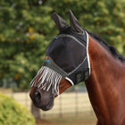 FlyGuard by Shires Máscara para Moscas Pro Air Motion con Orejas y Flecos Khaki