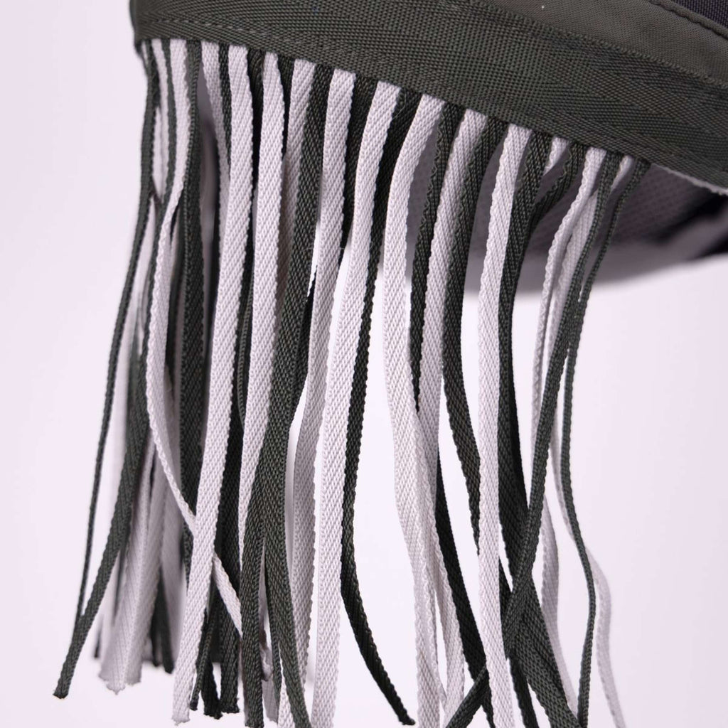 FlyGuard by Shires Máscara para Moscas Pro Air Motion con Orejas y Flecos Khaki