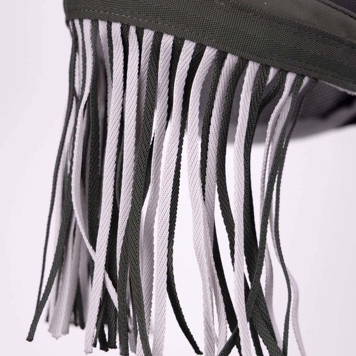 FlyGuard by Shires Máscara para Moscas Pro Air Motion con Orejas y Flecos Khaki