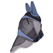 FlyGuard by Shires Máscara para Moscas Pro Air Motion con Orejas y Nariz Deep Airforce Blue