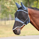 FlyGuard by Shires Máscara para Moscas Pro Air Motion con Orejas y Nariz Deep Airforce Blue