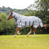 Shires Manta Antimoscas Highlander Plus Combinación de parasol Gris