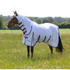 Highlander Plus by Shires Manta Antimoscas Combo Blanco/Black Cherry