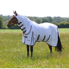 Highlander Plus by Shires Manta Antimoscas Combo Blanco/Black Cherry