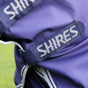 Manta impermeable Shires Original Lite 0g para exteriores con cuello Navy
