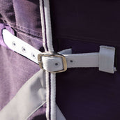 Manta para exteriores Shires Original 100 con cuello Ciruela