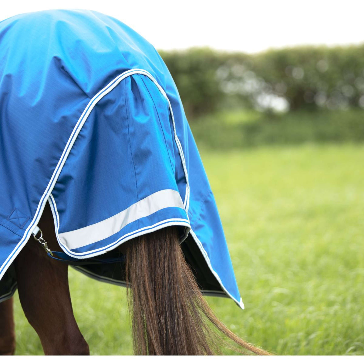 Manta de invierno Highlander Original de 200 g con pieza para el cuello Azul