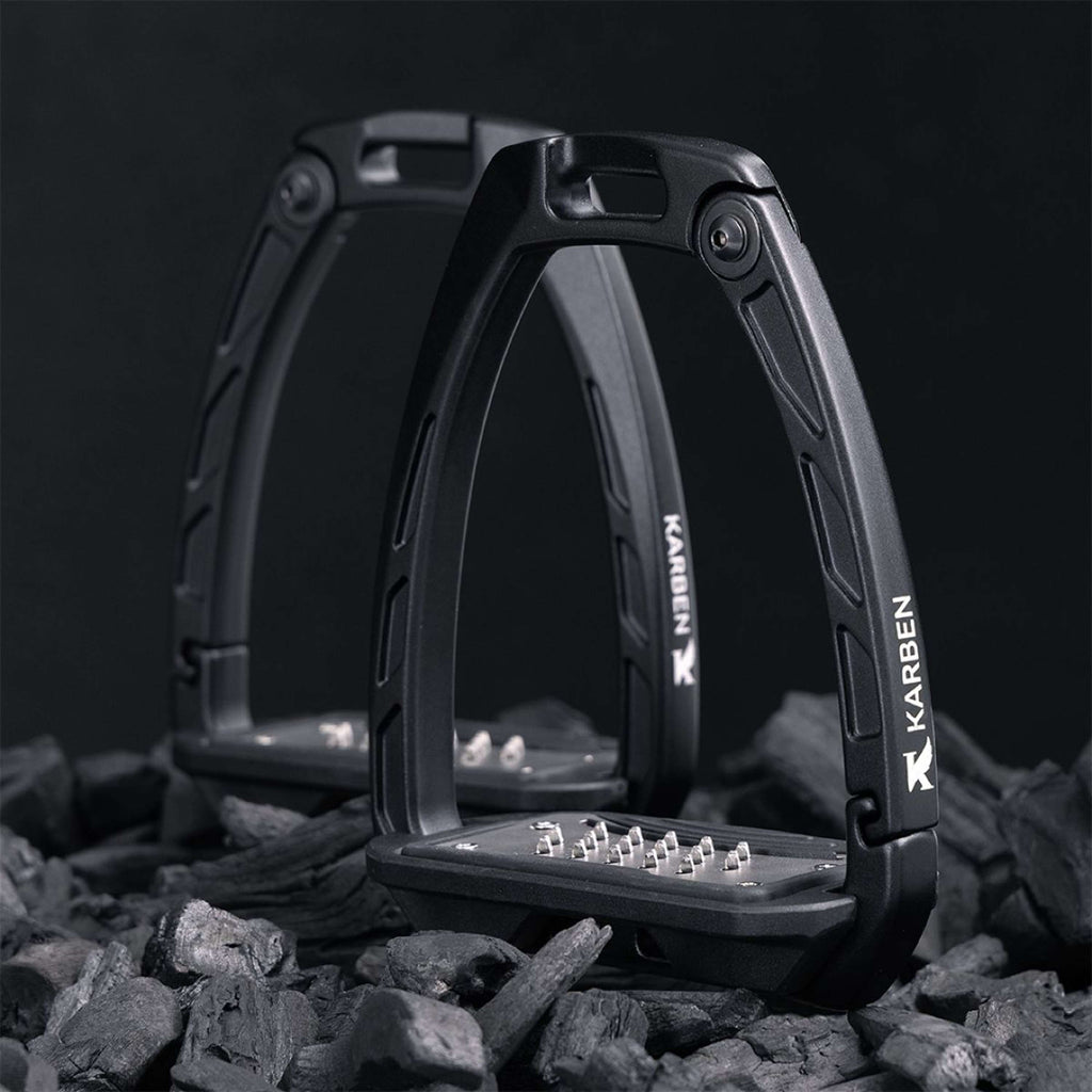 Karben by Shires Estribos Ultra Grip Negro