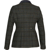 Aubrion by Shires Chaqueta de Competición Saratoga Verde Oscuro Check