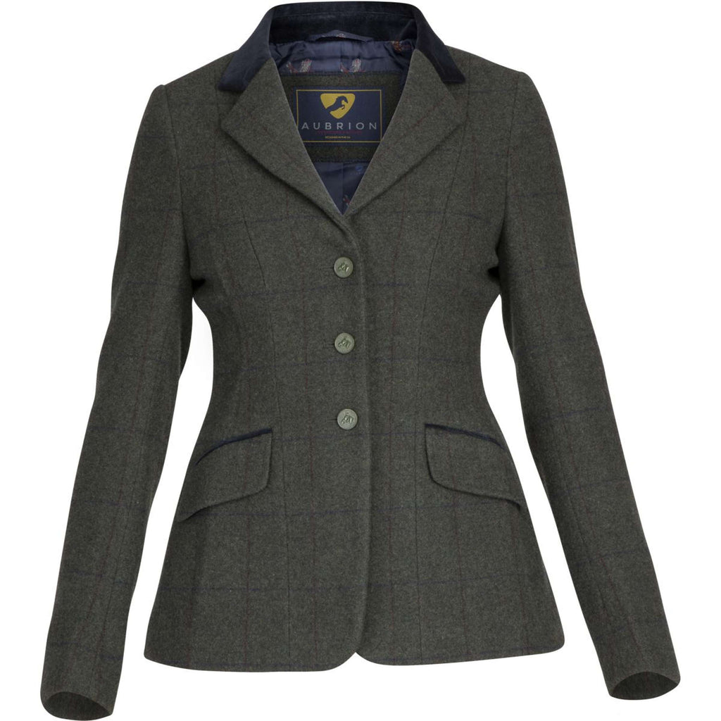 Aubrion by Shires Chaqueta de Competición Saratoga Elm Verde Check