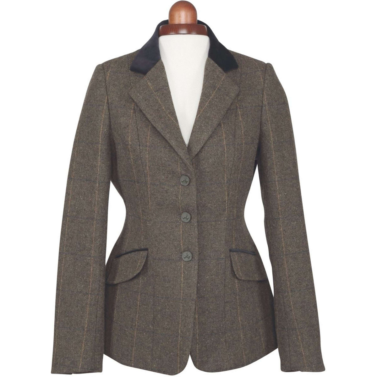 Aubrion by Shires Chaqueta de Competición Saratoga Verde Check
