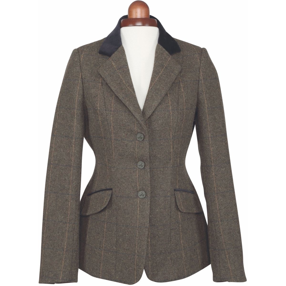 Aubrion by Shires Chaqueta de Competición Saratoga Verde Check