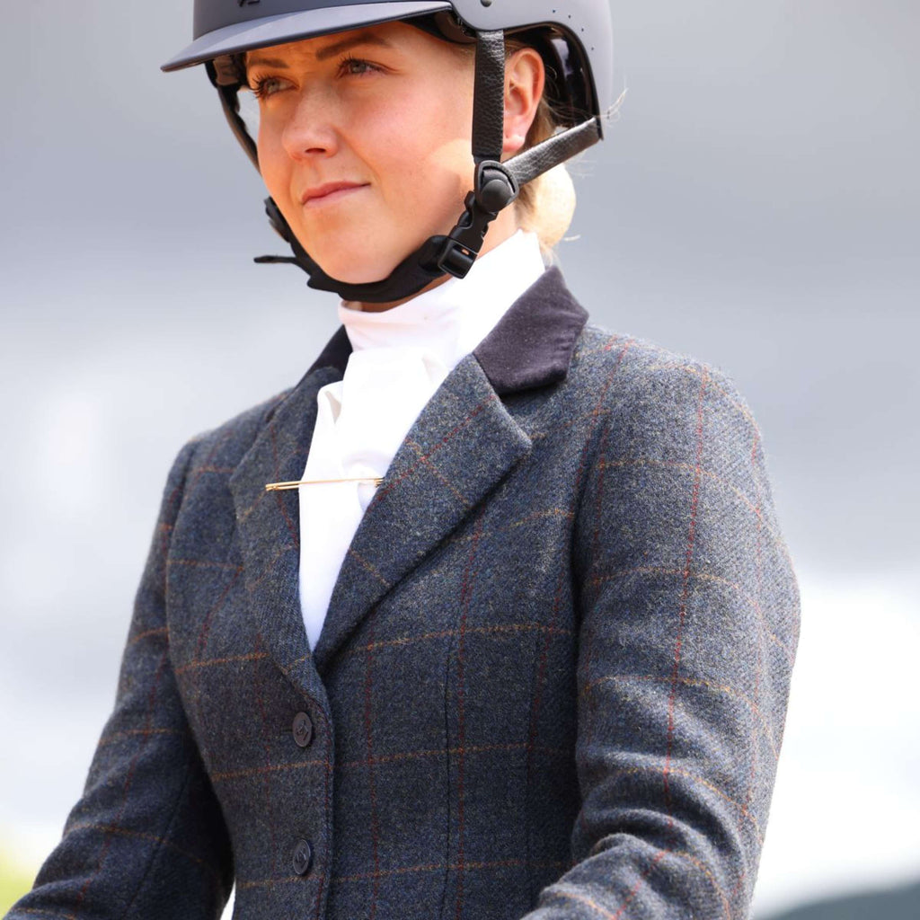 Aubrion by Shires Chaqueta de Competición Saratoga Juniper Navy Check