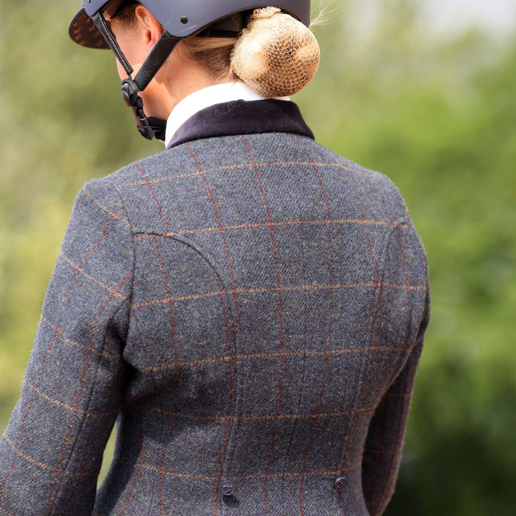 Aubrion by Shires Chaqueta de Competición Saratoga Juniper Navy Check