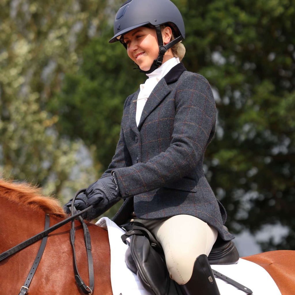 Aubrion by Shires Chaqueta de Competición Saratoga Juniper Navy Check