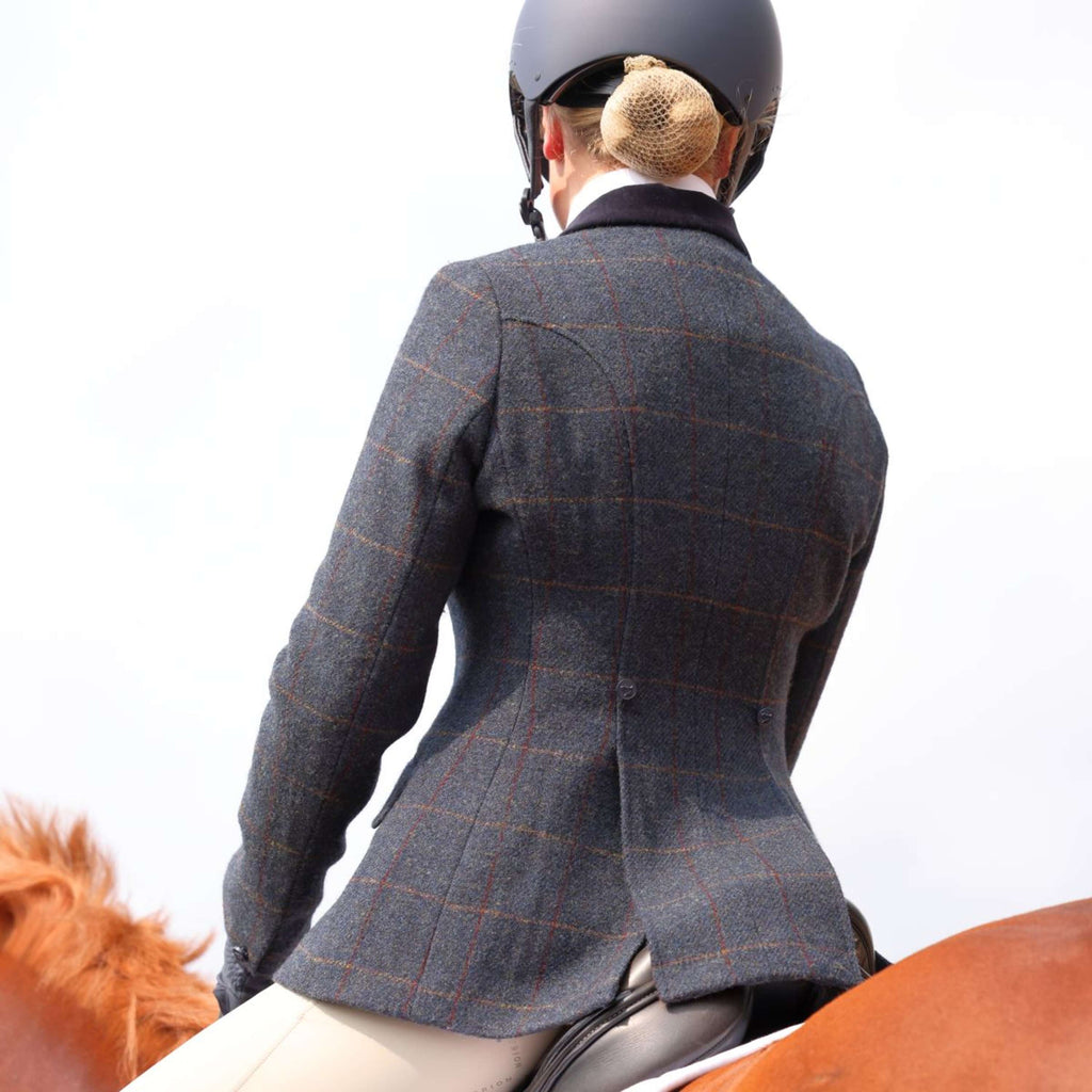 Aubrion by Shires Chaqueta de Competición Saratoga Juniper Navy Check